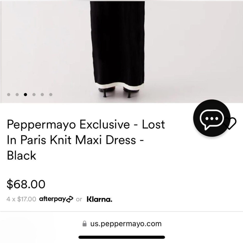 Peppermayo Lost In Paris Cutout Maxi Dress - Picture 5 of 5